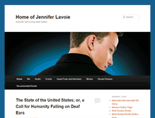 Tablet Screenshot of jenniferlavoiebooks.com